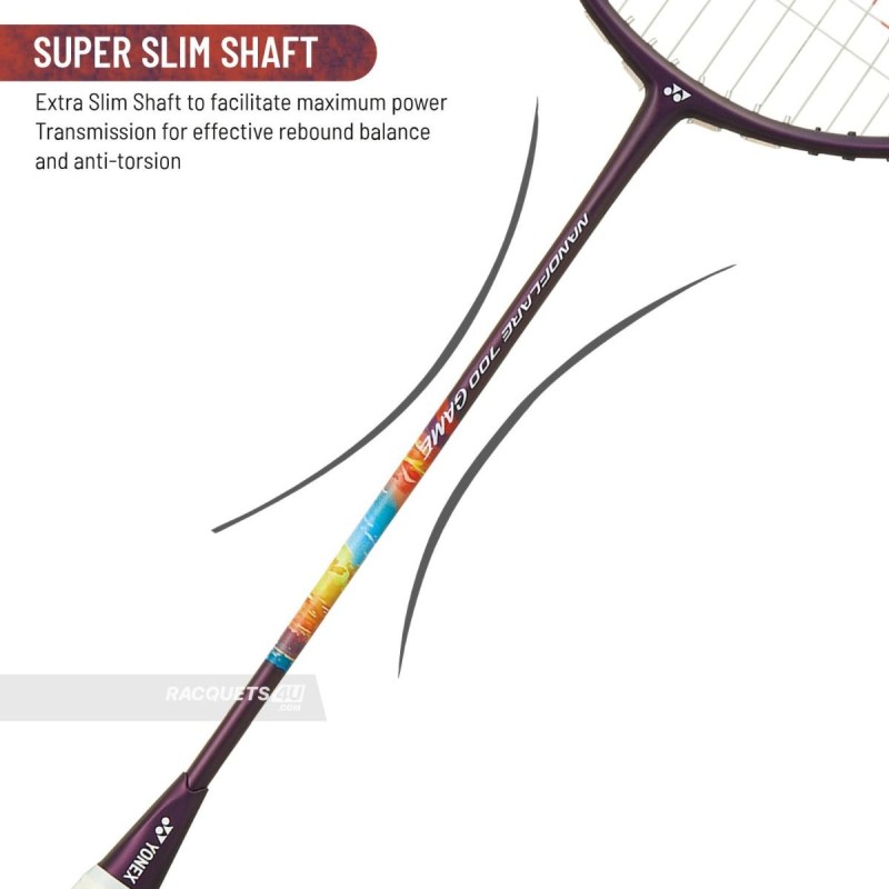 YONEX Nanoflare 700 Game Badminton Racquet (Strung, Mid Purple)