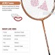 YONEX Nanoflare 9000i Badminton Racquet (Strung, Copper Mettalic)