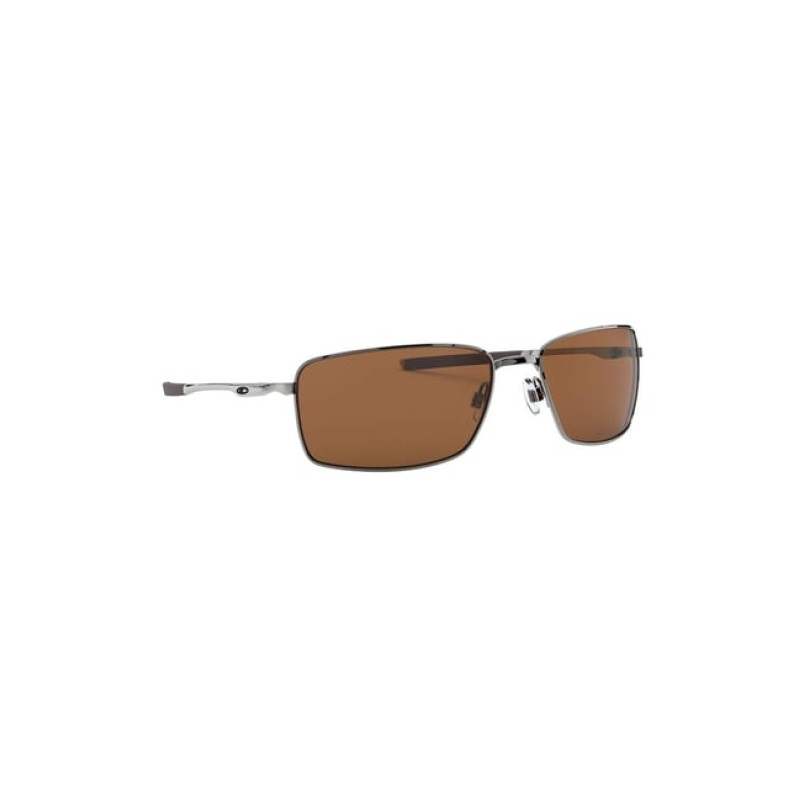 OAKLEY Men Polarized Brown Lens Rectangle Sunglasses - 0OO407540751460