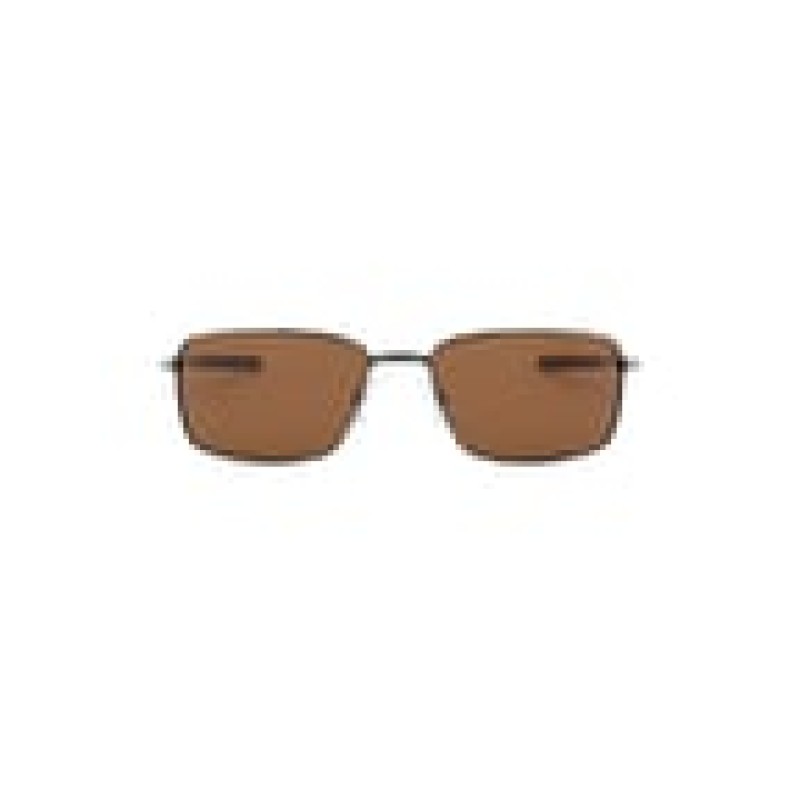 OAKLEY Men Polarized Brown Lens Rectangle Sunglasses - 0OO407540751460