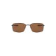OAKLEY Men Polarized Brown Lens Rectangle Sunglasses - 0OO407540751460