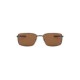 OAKLEY Men Polarized Brown Lens Rectangle Sunglasses - 0OO407540751460
