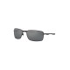 OAKLEY Men UV Protected Grey Lens Rectangle Sunglasses - 0OO407540751360