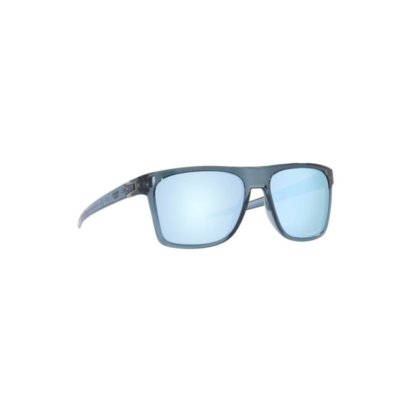 Oakley Blue Polarized Rectangular Sunglasses for Men