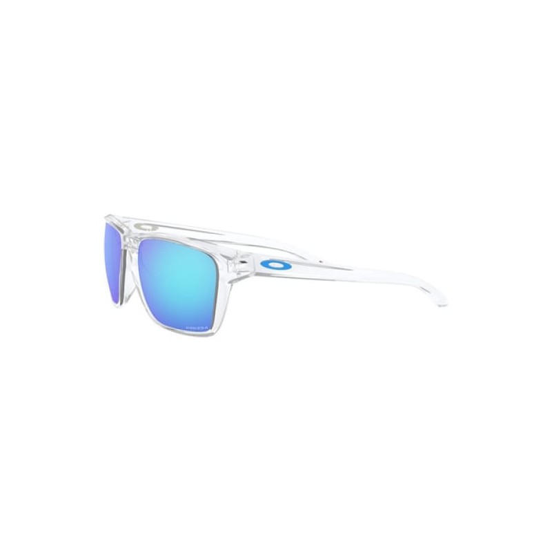 Oakley Blue UV Protection Rectangular Sunglasses for Men