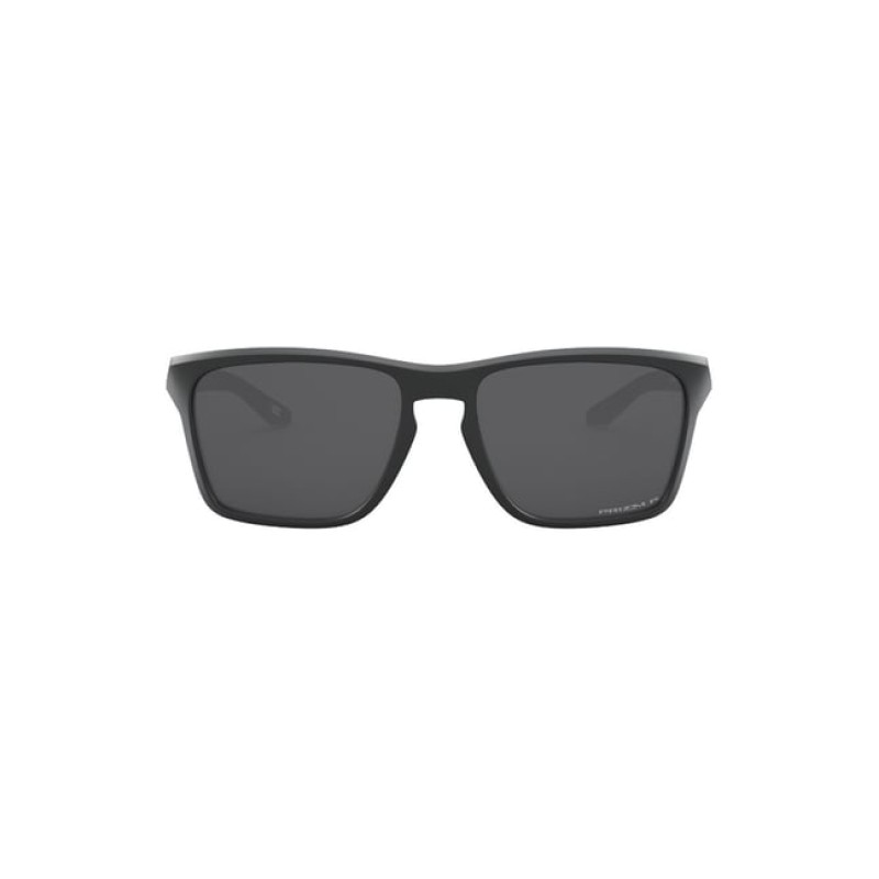 Oakley Grey Polarized Rectangular Sunglasses for Men