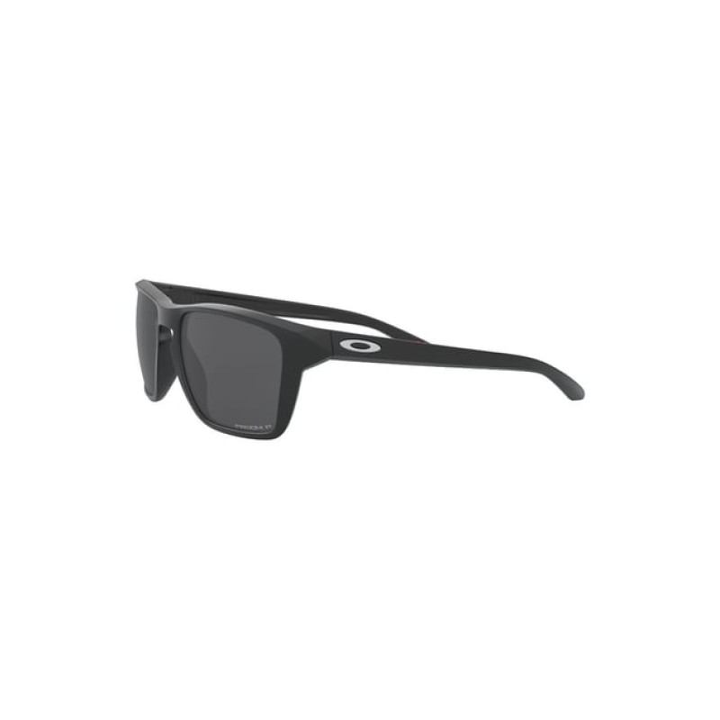 Oakley Grey Polarized Rectangular Sunglasses for Men