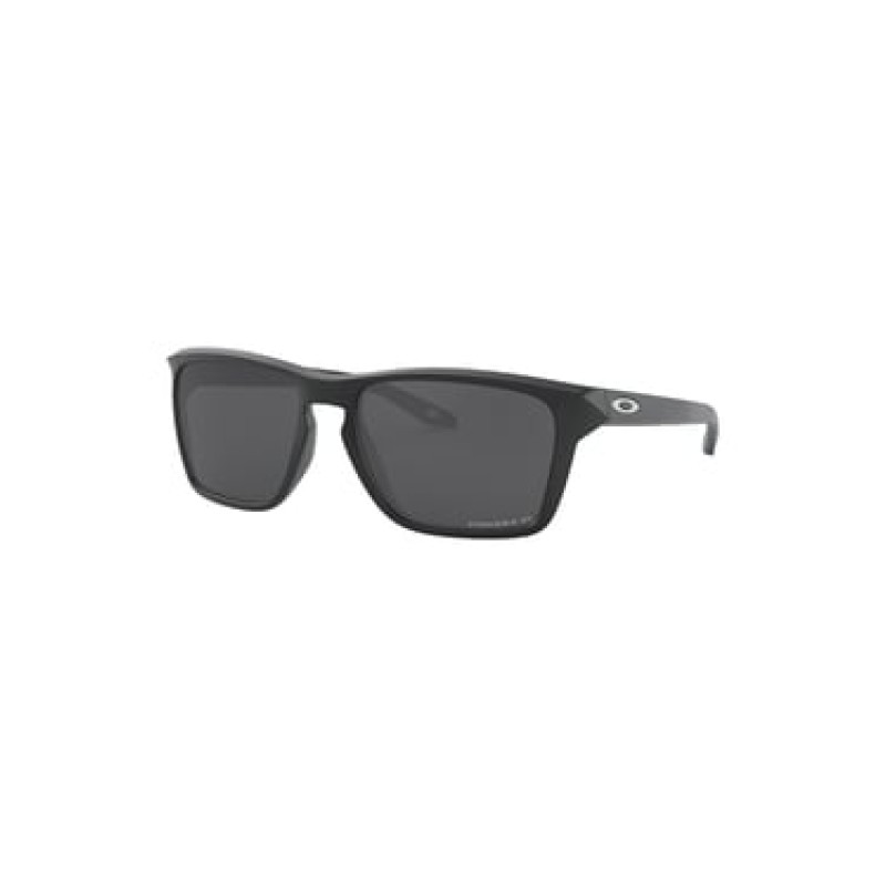 Oakley Grey Polarized Rectangular Sunglasses for Men