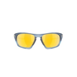 Oakley Gold Polarized Rectangular Sunglasses for Men