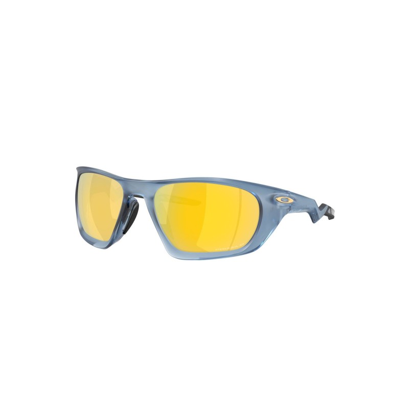 Oakley Gold Polarized Rectangular Sunglasses for Men