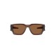 Oakley Brown UV Protection Rectangular Sunglasses for Men
