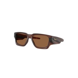 Oakley Brown UV Protection Rectangular Sunglasses for Men