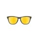Oakley Gold Polarized Round Unisex Sunglasses