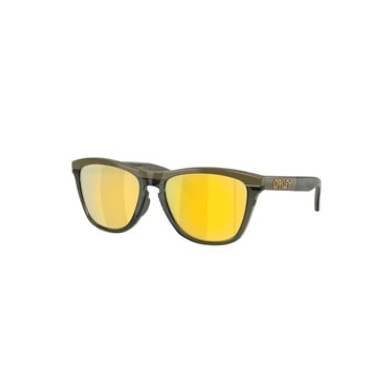 Oakley Gold Polarized Round Unisex Sunglasses