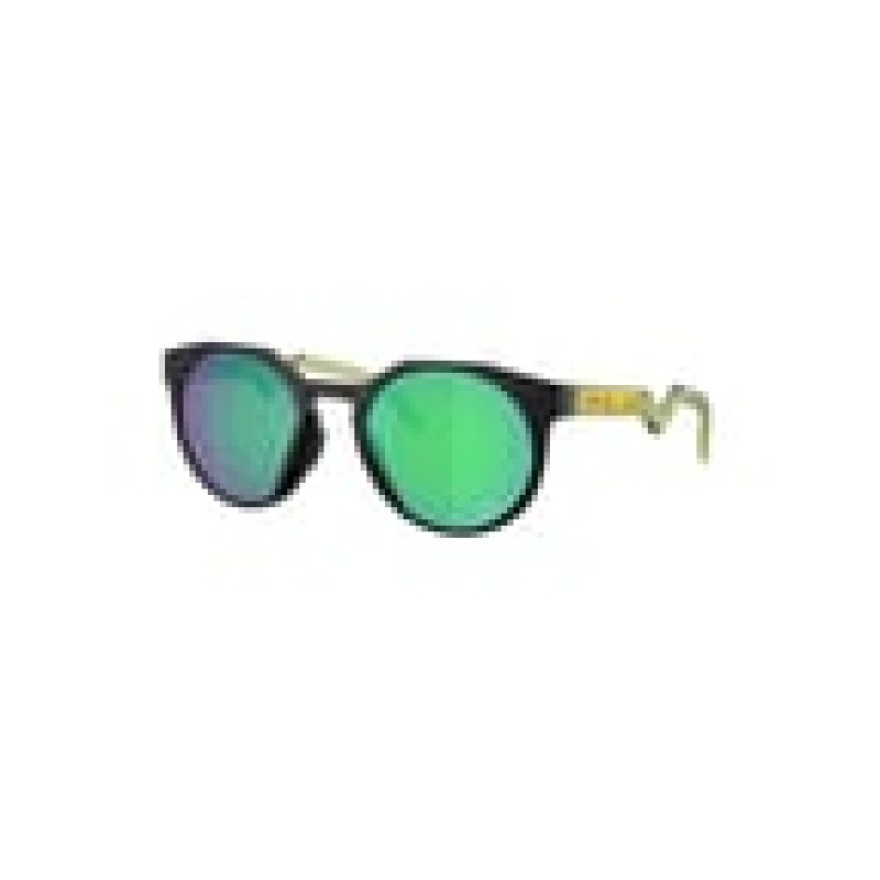 Oakley Green Mirrored Round Sunglasses for Men