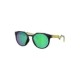 Oakley Green Mirrored Round Sunglasses for Men