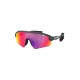 Oakley Red Mirrored Rectangular Unisex Sunglasses