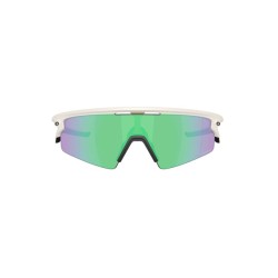 Oakley Green Mirrored Rectangular Unisex Sunglasses