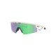 Oakley Green Mirrored Rectangular Unisex Sunglasses