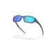 Oakley Blue Mirrored Rectangular Unisex Sunglasses