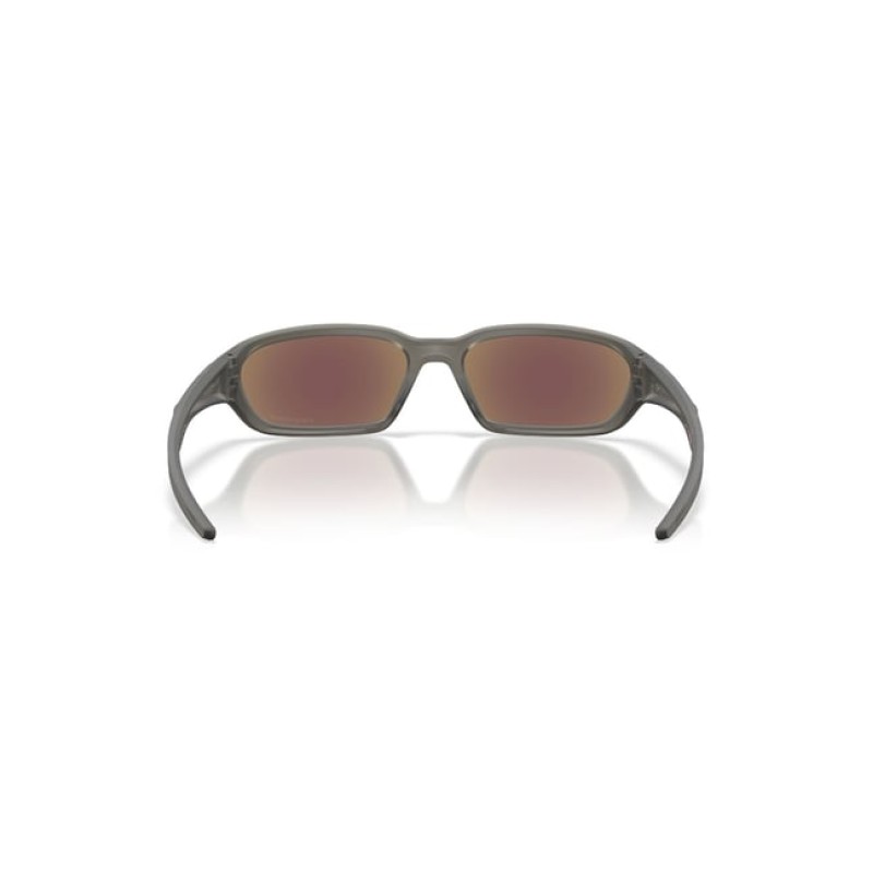 Oakley Blue Mirrored Rectangular Unisex Sunglasses
