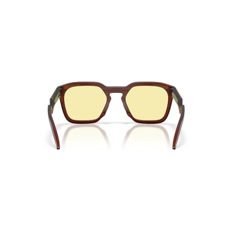 Oakley Yellow Mirrored Square Unisex Sunglasses