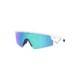 Oakley Blue Mirrored Rectangular Unisex Sunglasses